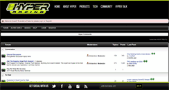 Desktop Screenshot of forum.hyperracing.com