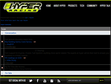 Tablet Screenshot of forum.hyperracing.com